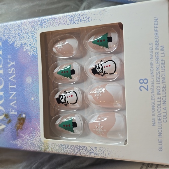 Kiss Vougish Fantasy Glamermaid Holiday short press on nail sets bundle 6 new - Picture 9 of 13